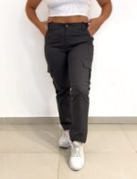 PANTALÓN CARGO RECTO GABARDINA - Imagen 3