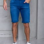 BERMUDA JEAN LOCALIZADO CON BIGOTE