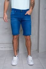 BERMUDA JEAN LOCALIZADO CON BIGOTE