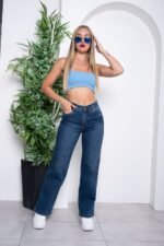 JEAN WIDE LEG OXIDO ELASTIZADO