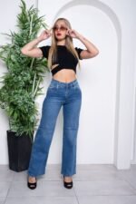 JEAN WIDE LEG ELASTIZADO - Imagen 2