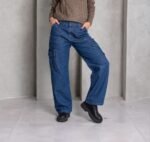 JEAN CARGO WIDE AZUL